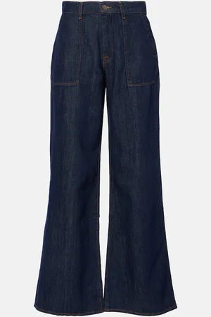 7 for all Mankind High-Rise Wide-Leg Jeans Lotta