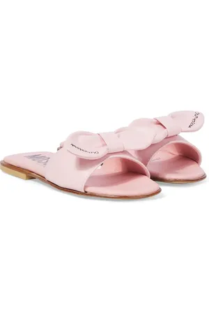 Moschino Pantoletten aus Leder