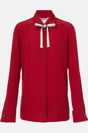 Max Mara Bluse Apollo aus Seiden-Crêpe