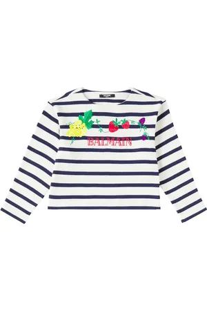 Balmain Top aus Baumwoll-Jersey