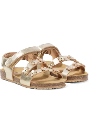 PèPè PèPè Sandalen aus Metallic-Leder