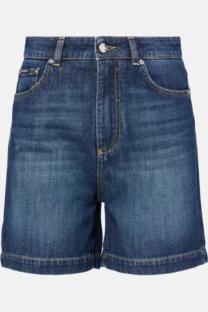 Dolce & Gabbana High-Rise Jeansshorts