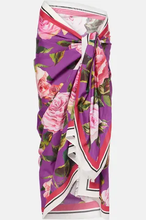 Dolce & Gabbana Bedruckter Pareo aus Baumwolle