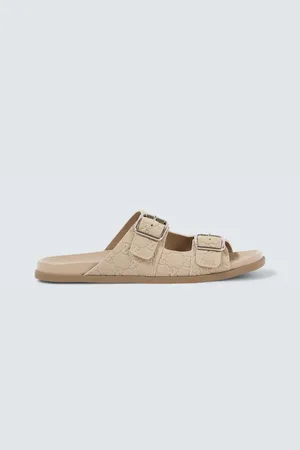 Gucci Sandalen GG aus Veloursleder