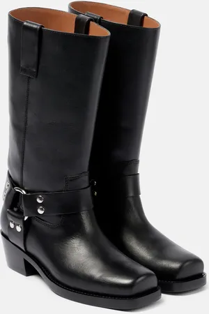 PARIS TEXAS Bikerstiefel Roxy aus Leder