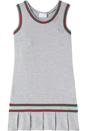 Gucci Kleid Web Stripe aus einem Baumwollgemisch