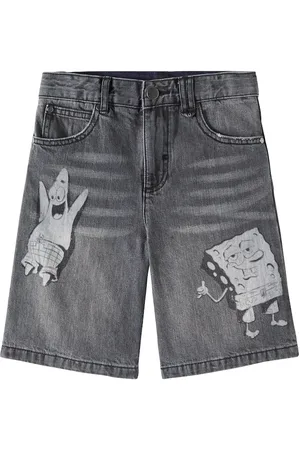 Stella McCartney X SpongeBob SquarePants Bedruckte Jeansshorts