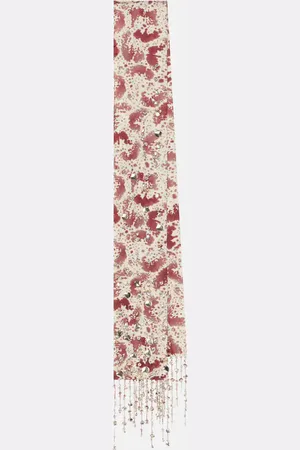 DRIES VAN NOTEN Bestickter Schal aus Seide