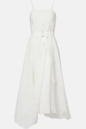 Brunello Cucinelli Midikleid aus einem Baumwollgemisch