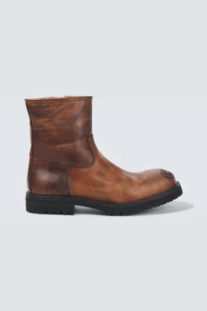 Acne Studios Bikerstiefel aus Leder