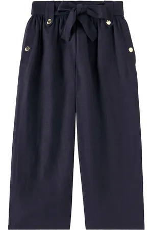 Chloé Chloé Kids Weite Hose aus Leinen