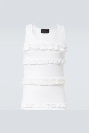Simone Rocha Top aus Baumwoll-Jersey