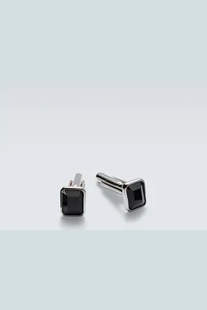 Mateo Manschettenknöpfe aus Sterlingsilber mit Onyx