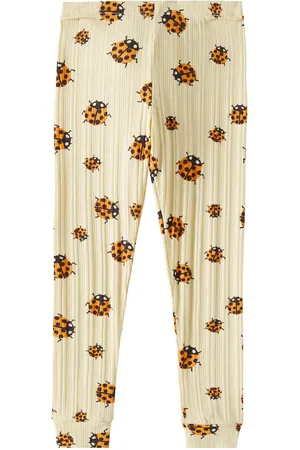 Mini Rodini Bedruckte Leggings Ladybugs aus Jersey