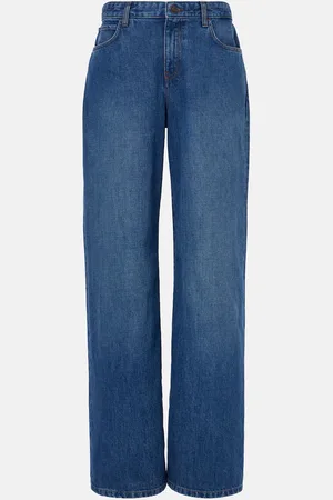 The Row High-Rise Wide-Leg Jeans Eglitta