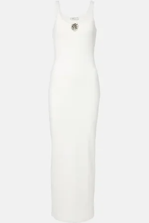BLUMARINE Maxikleid aus Baumwoll-Jersey