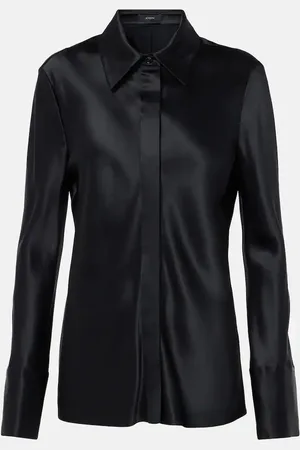 Joseph Bluse Brunel aus Seidensatin