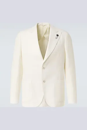 LARDINI Blazer aus Wolle, Leinen und Seide