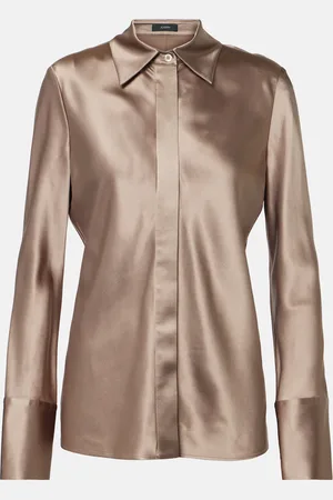 Joseph Bluse Brunel aus Seidensatin