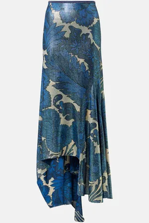 Etro Bedruckter Maxirock aus Lamé