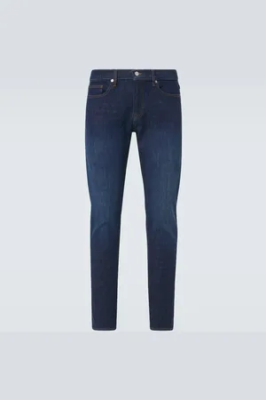Frame Mid-Rise Slim Jeans L