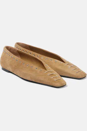 Totême Ballerinas aus Veloursleder