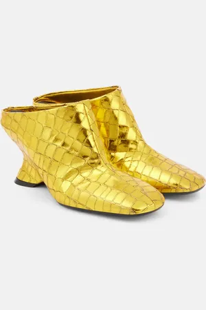 DRIES VAN NOTEN Mules aus Leder
