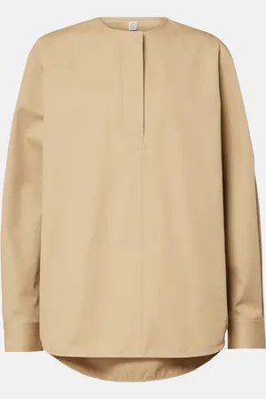 Totême Bluse aus Baumwoll-Twill