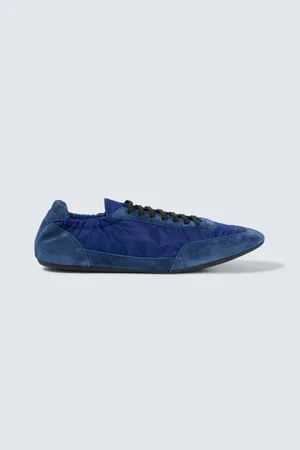 Prada Sneakers Collapse aus Re-Nylon mit Veloursleder