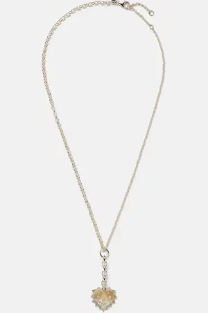 Foundrae Halskette Love aus 18kt Gelbgold mit Diamanten