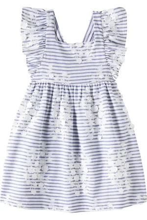 Tartine Et Chocolat Besticktes Kleid aus einem Baumwollgemisch