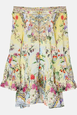 Camilla Minikleid Flor Fantástica aus Seide