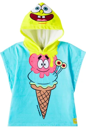 Stella McCartney X SpongeBob SquarePants Poncho aus Baumwollfrottee