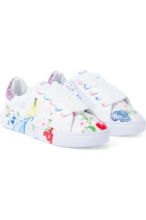 MONNALISA X Disney® Bedruckte Sneakers aus Leder