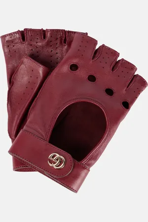 Gucci Handschuhe Double G aus Leder