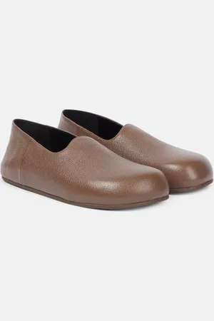 The Row Slip-Ons Hugh aus Leder