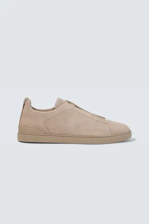 Ermenegildo Zegna Sneakers Triple Stitch aus Veloursleder