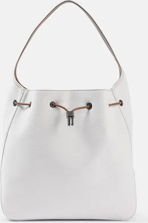 Brunello Cucinelli Bucket-Bag Foulard Large aus Canvas