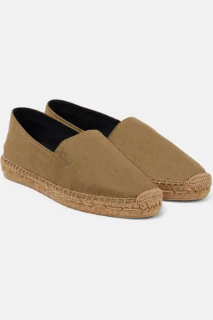 Saint Laurent Espadrilles Cassandre aus Baumwoll-Gabardine