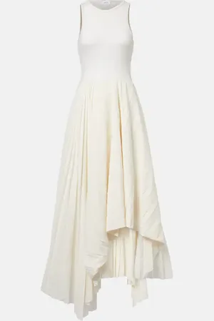 Alexander McQueen Midikleid aus Baumwolle