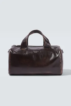 Prada Weekender Small aus Leder