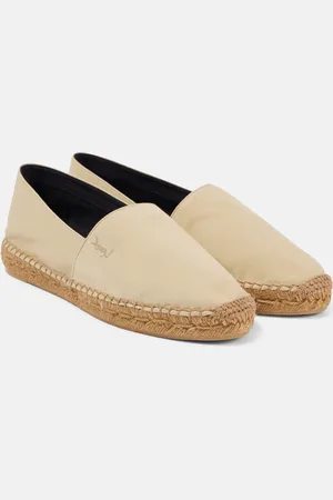 Saint Laurent Espadrilles Cassandre aus Baumwoll-Gabardine
