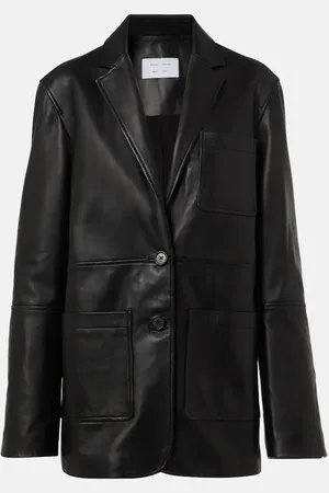 Proenza Schouler White Label Blazer Tesema aus Leder