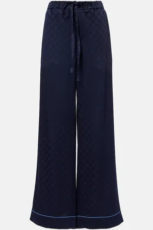 Gucci Weite Hose GG aus Satin