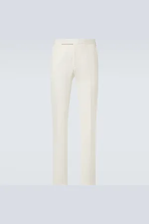 Ralph Lauren Anzughose Gregory aus Baumwolle und Leinen