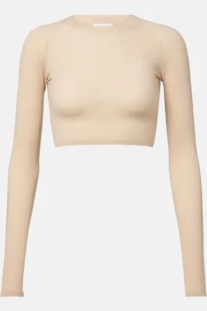 Alaïa Alaïa Cropped-Top aus Jersey