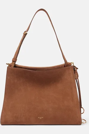 Alaïa Alaïa Schultertasche Le Click Medium aus Veloursleder