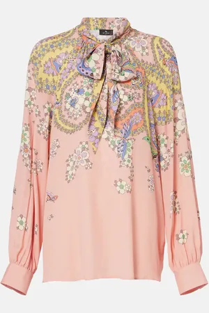 Etro Bedruckte Schluppenbluse