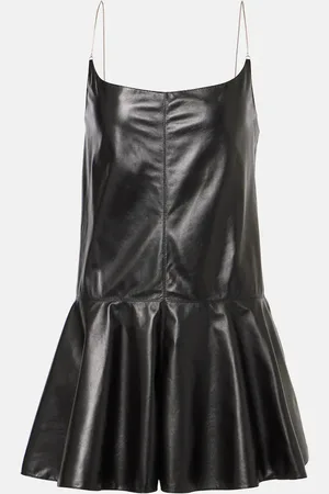 Alaïa Alaïa Playsuit Slip aus Leder