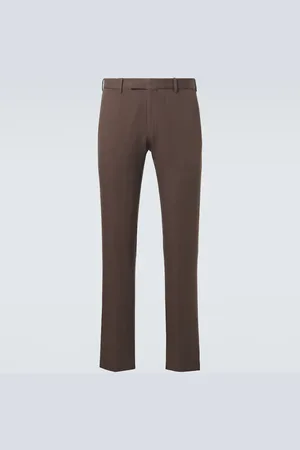 Ermenegildo Zegna Chinohose aus Baumwolle und Leinen